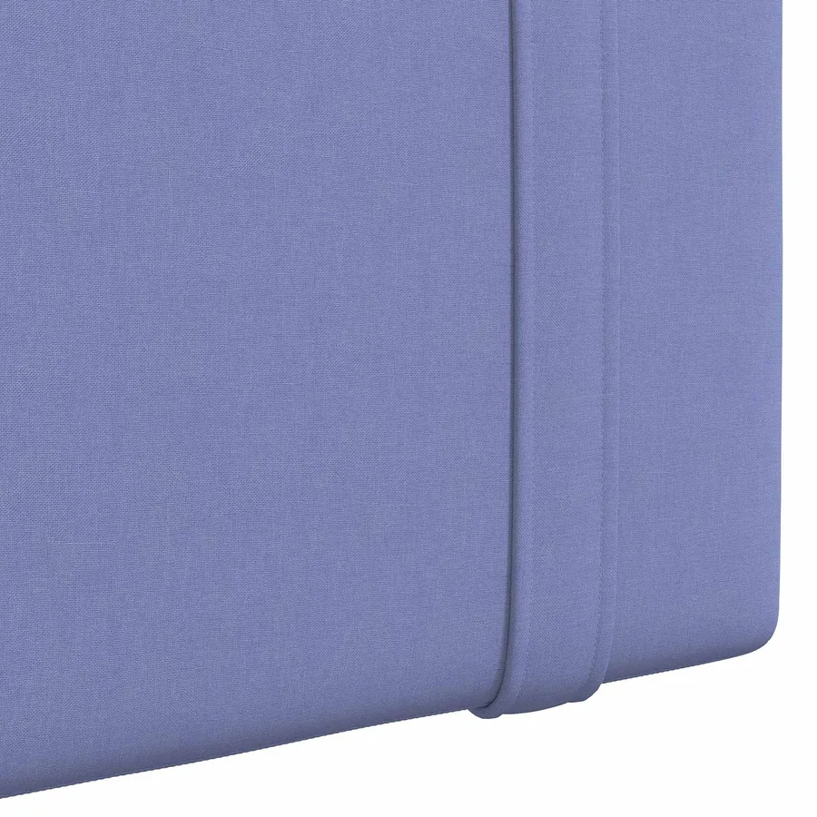 Tête de lit suspendue Avec lumière LED Bleu denim Tissu - 9