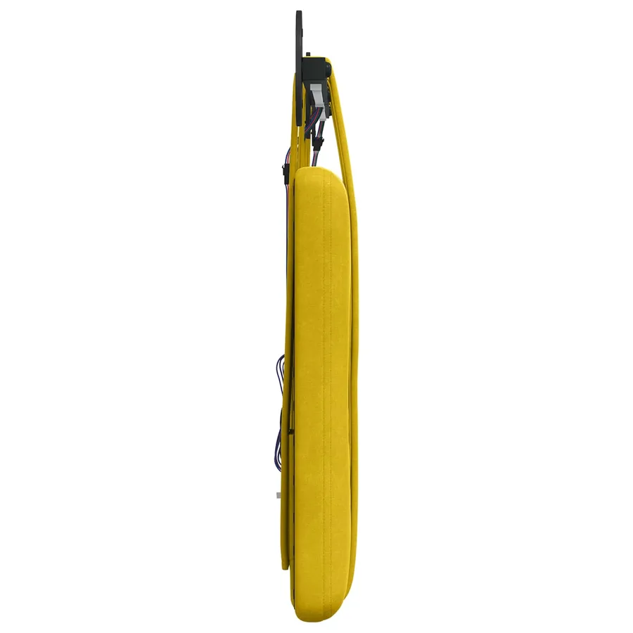 Tête de lit suspendue Avec lumière LED Jaune Velours - 7