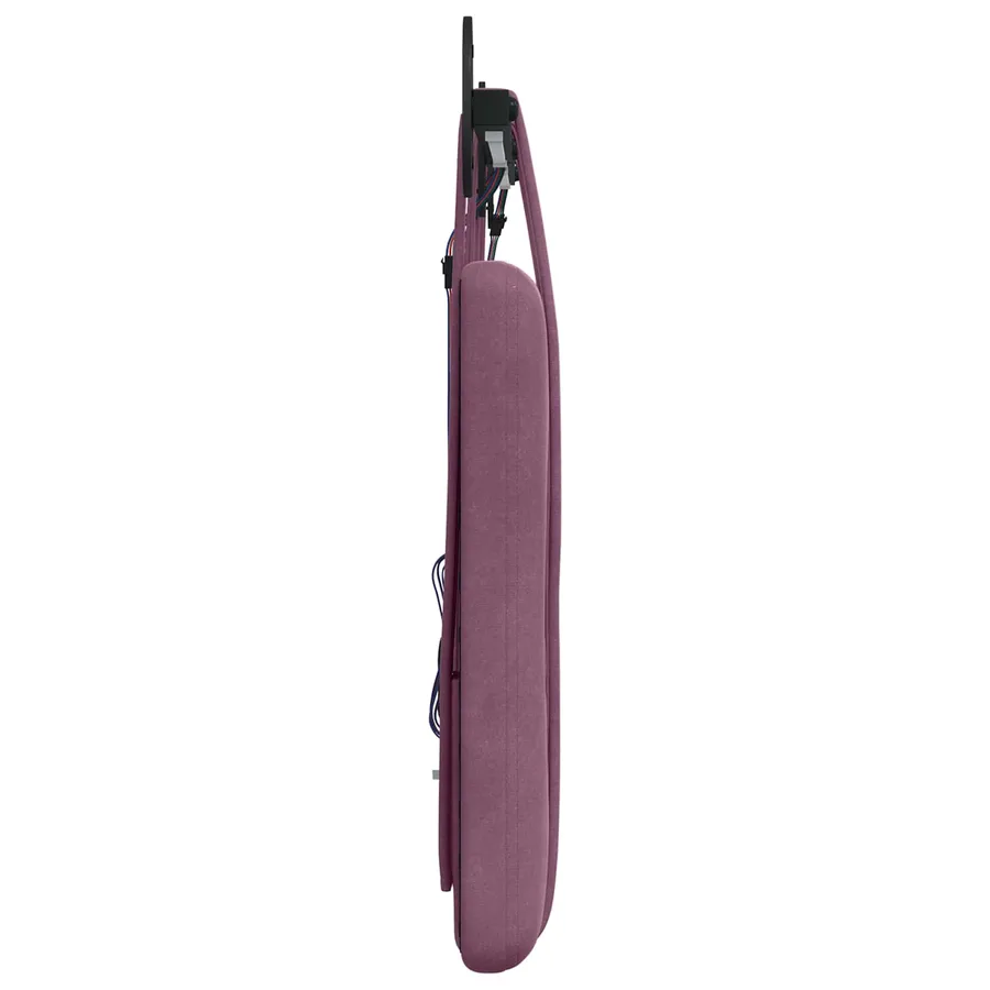 Tête de lit suspendue Avec lumière LED Pourpre Velours - 7