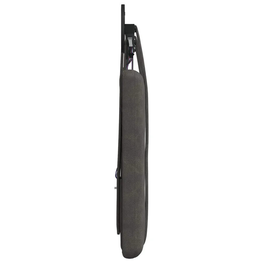 Tête de lit suspendue Avec lumière LED Noir PU antique - 7