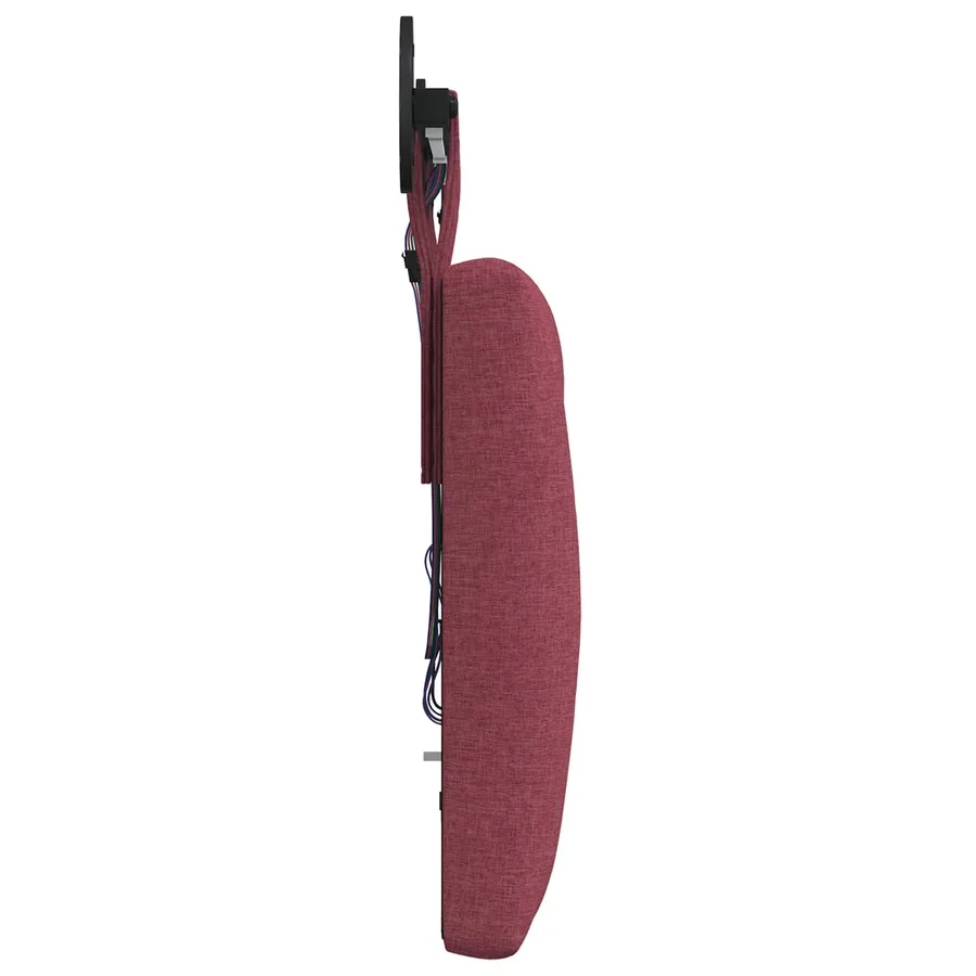 Tête de lit suspendue Avec lumière LED Bordeaux Tissu - 7