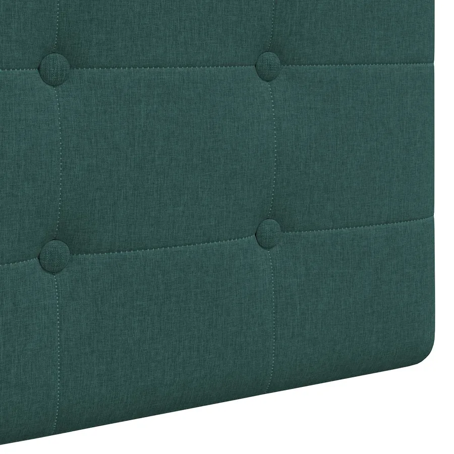 Tête de lit suspendue Avec lumière LED Vert foncé Tissu - 9