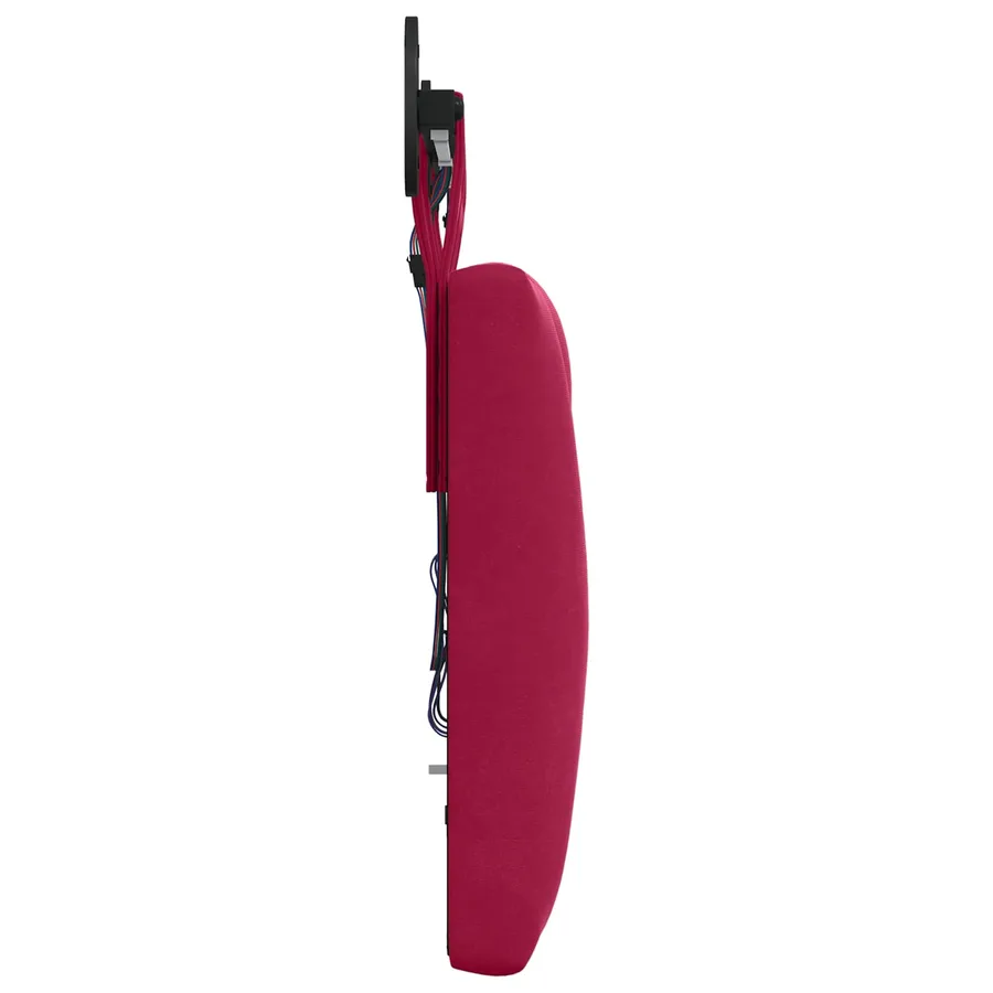 Tête de lit suspendue Avec lumière LED Bordeaux Velours - 7
