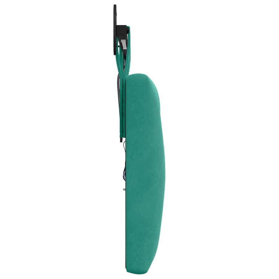 Tête de lit suspendue Avec lumière LED Turquoise Velours - 7