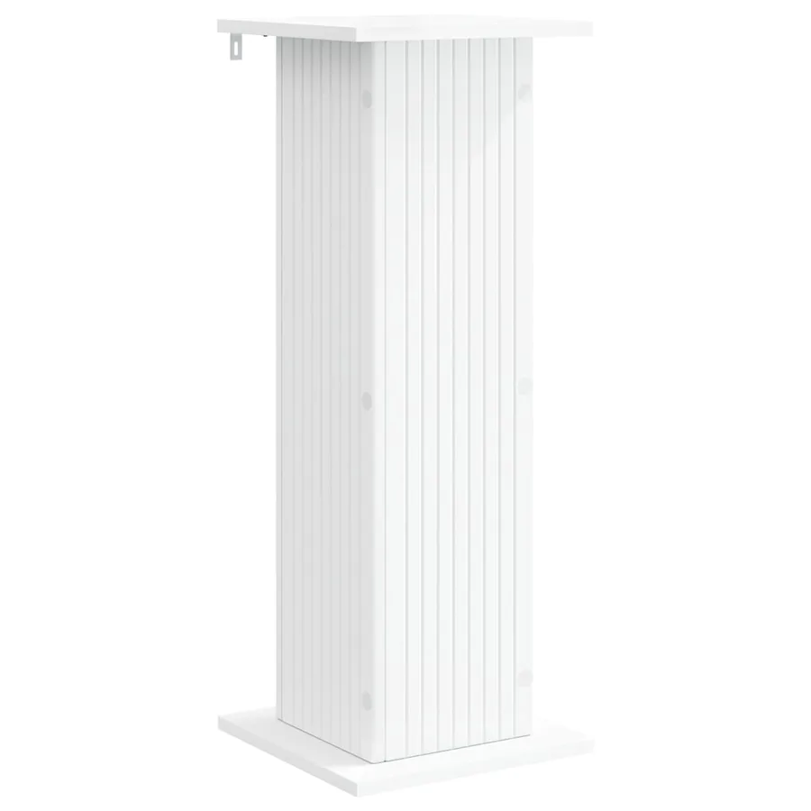 Support de Plante Blanc 30,5 x 30 x 80,5 cm Bois d'ingénierie - 2