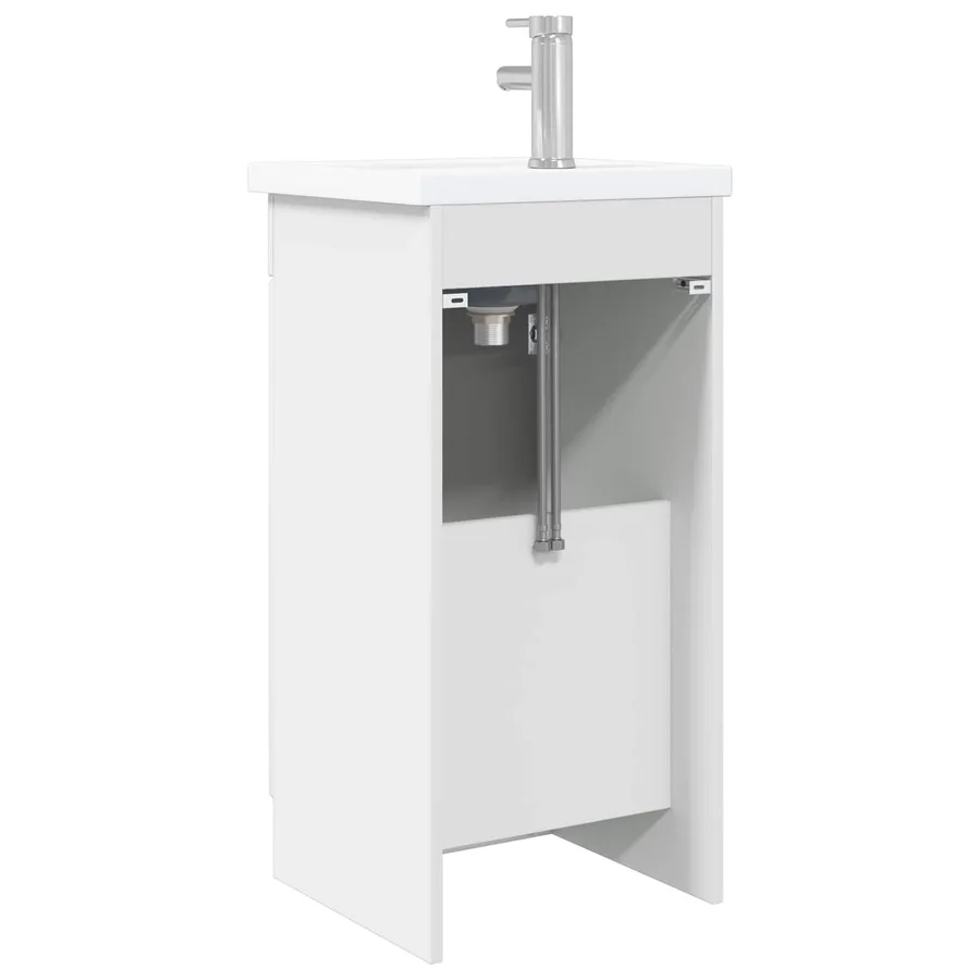 Meuble de salle de bain avec évier Blanc 42 x 40 x 84,5 cm - 6