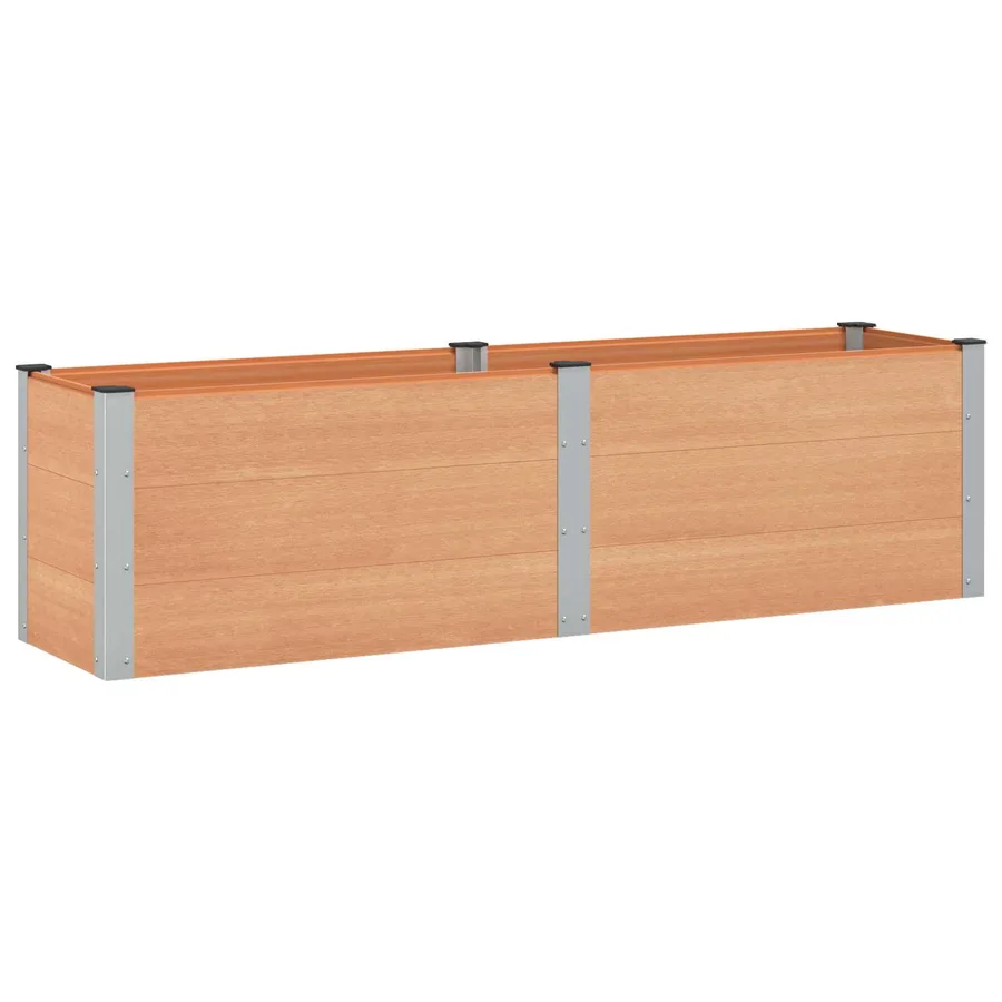 Jardinière surélevée Marron 200 x 50 x 54 cm - 2