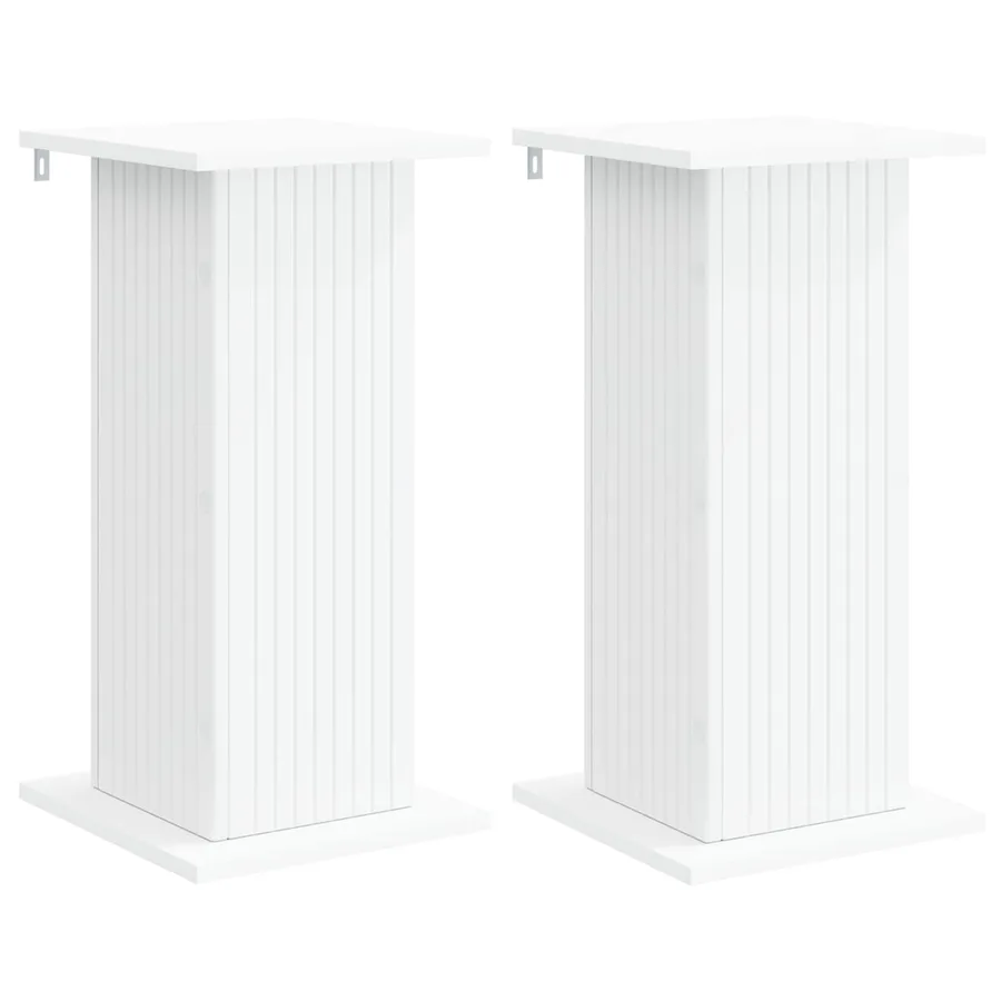 Support de Plante 2 pcs Blanc 30,5 x 30 x 60,5 cm - 2