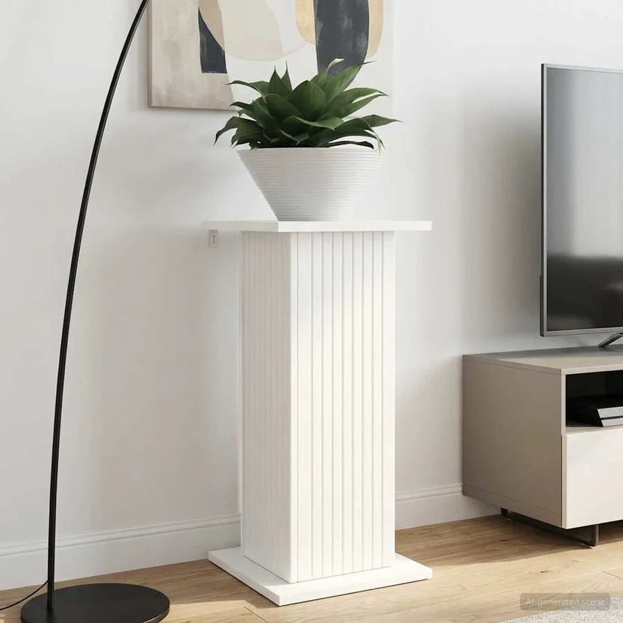 Support de Plante 2 pcs Blanc 30,5 x 30 x 60,5 cm - 4