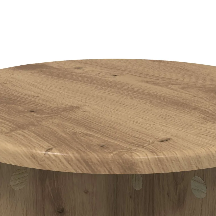 Support de Plante 2 pc Chêne artisanal 40 x 40 x 40 cm - 9