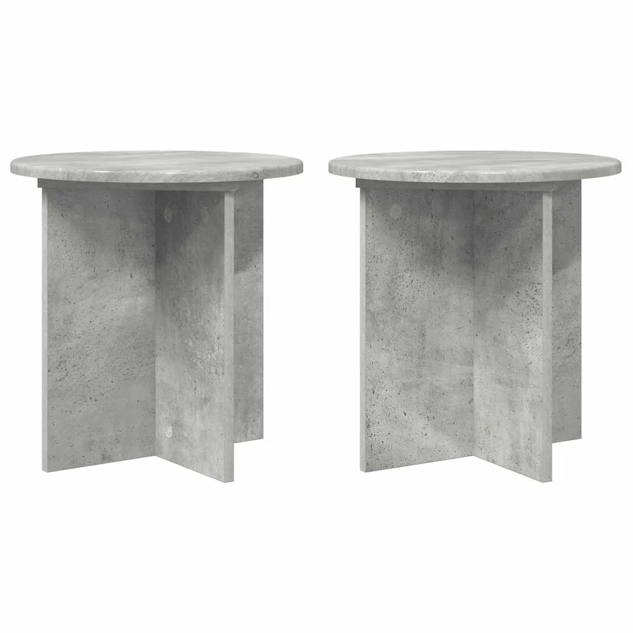 Support de Plante 2 pcs Gris béton 40 x 40 x 40 cm - 2