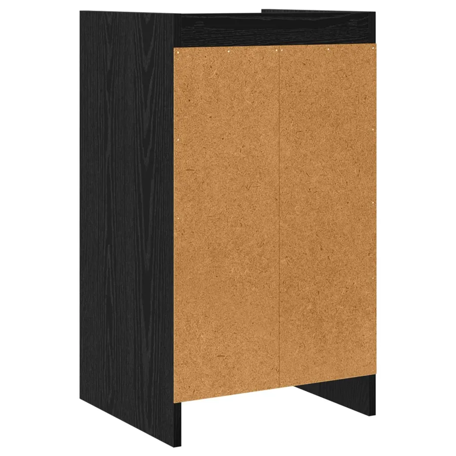 Tables de chevet Chêne noir 40 x 36 x 70 cm Bois d'ingénierie - 6