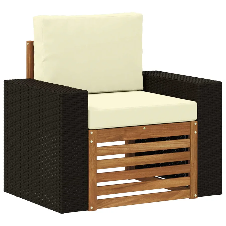 Sofa de milieu extérieur Naturel - 2