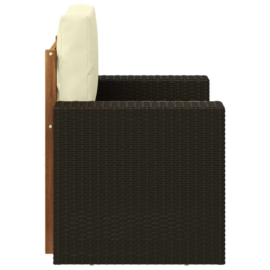 Sofa de milieu extérieur Naturel - 4