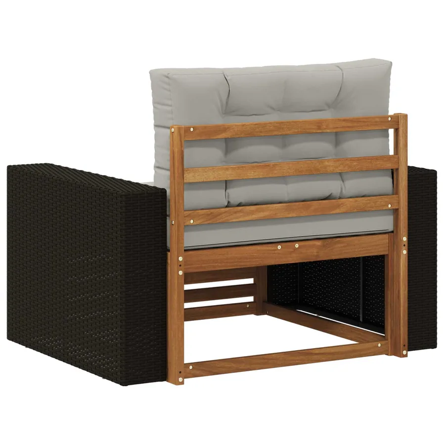 Sofa de milieu extérieur Naturel - 5