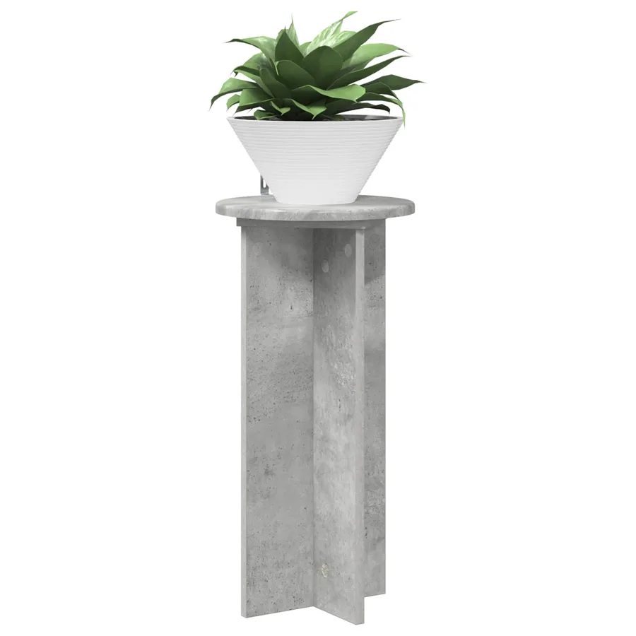 Support de Plante 2 pcs Gris béton 29,5 x 29,5 x 60 cm - 3