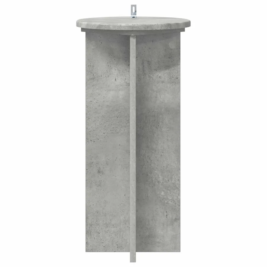 Support de Plante 2 pcs Gris béton 29,5 x 29,5 x 60 cm - 6