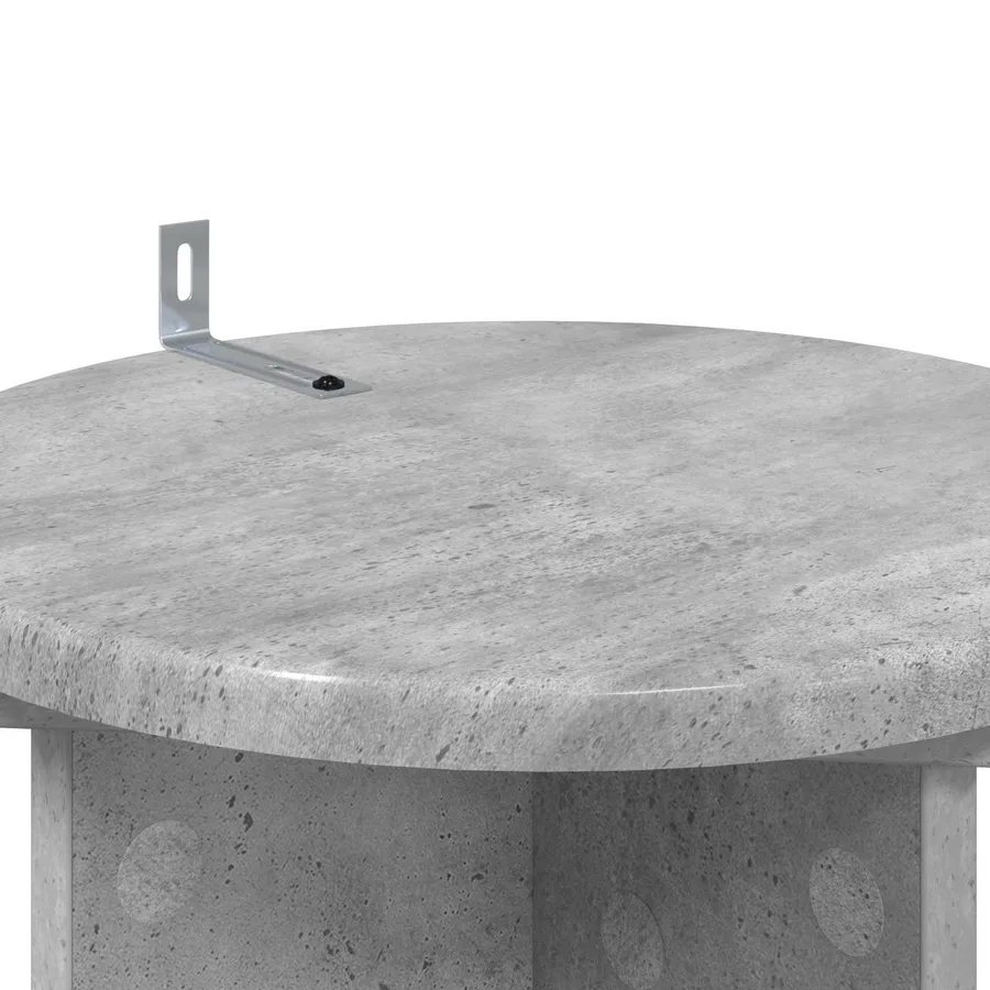 Support de Plante 2 pcs Gris béton 29,5 x 29,5 x 60 cm - 9