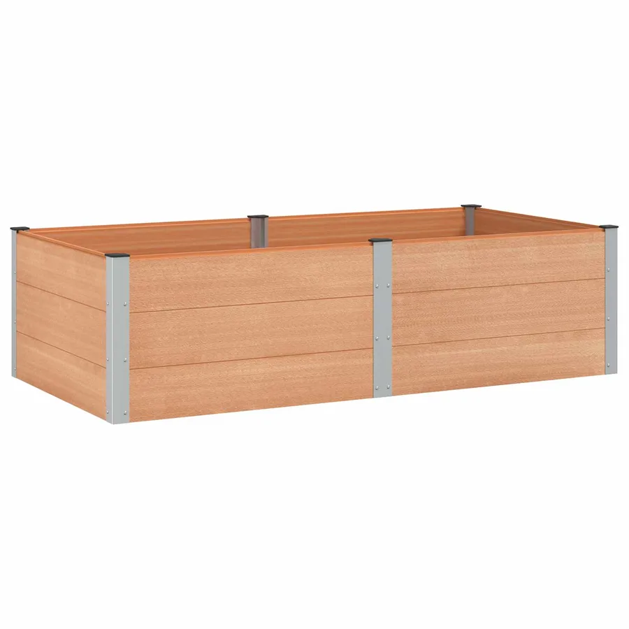 Jardinière surélevée Marron 200 x 100 x 54 cm - 2