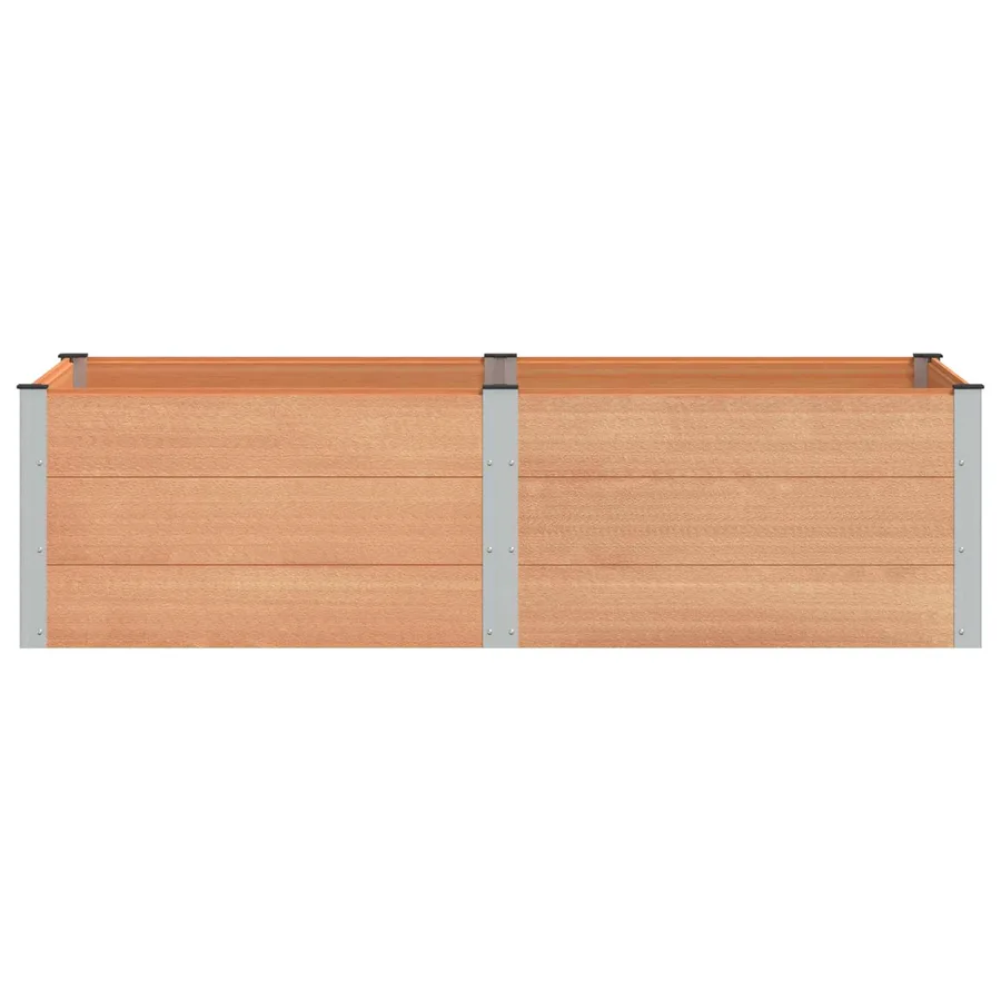 Jardinière surélevée Marron 200 x 100 x 54 cm - 3
