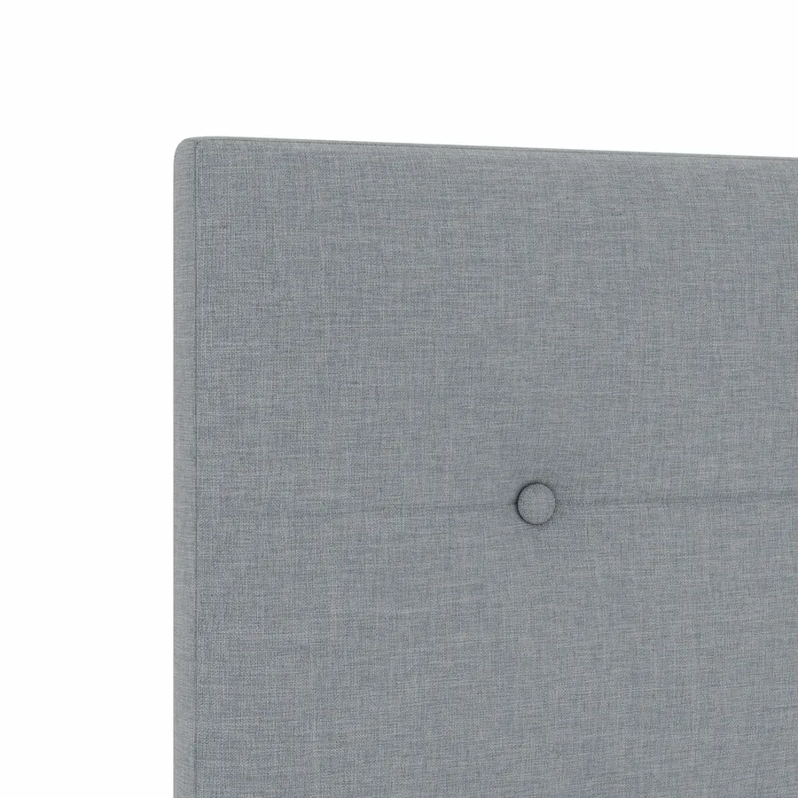 Lit boxspring avec matelas Gris clair 140 x 200 cm Tissu - 8