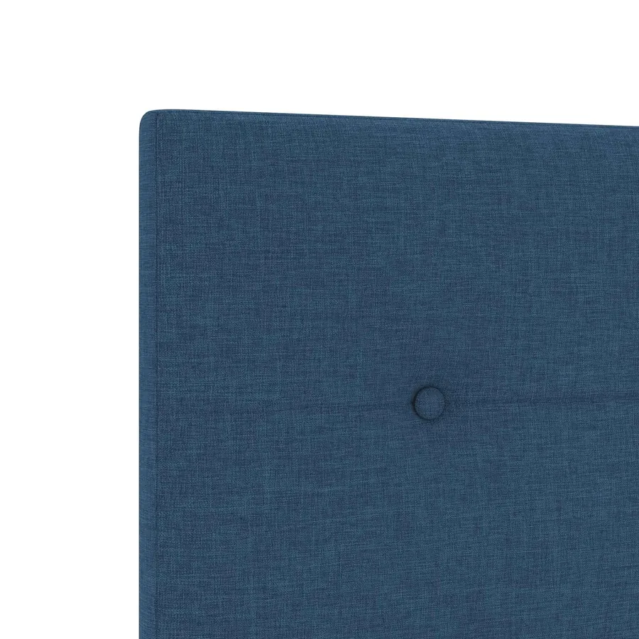 Lit boxspring avec matelas Bleu 90 x 190 cm Tissu - 8