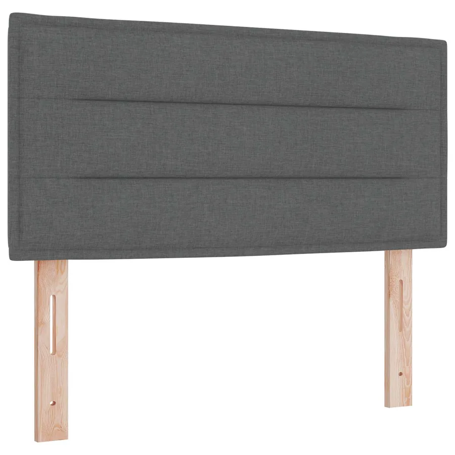 Lit avec rangement et matelas Gris foncé 90 x 200 cm - 3