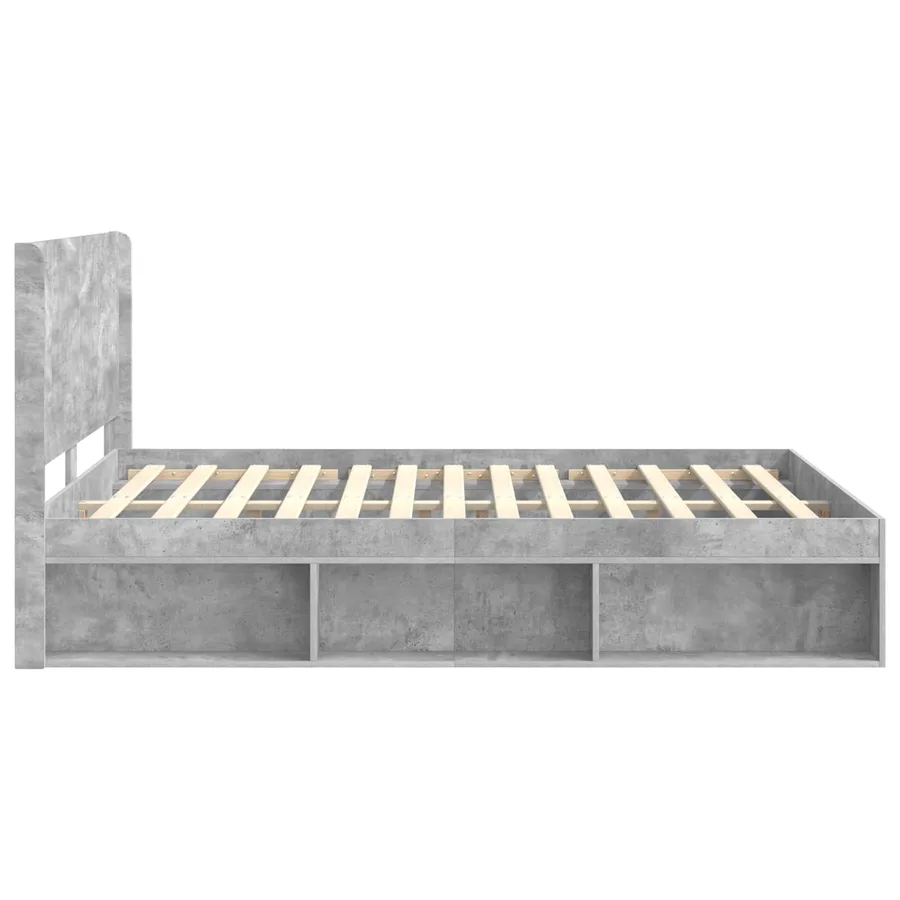 Cadre de lit avec rangement et tête de lit 2 pc - 6
