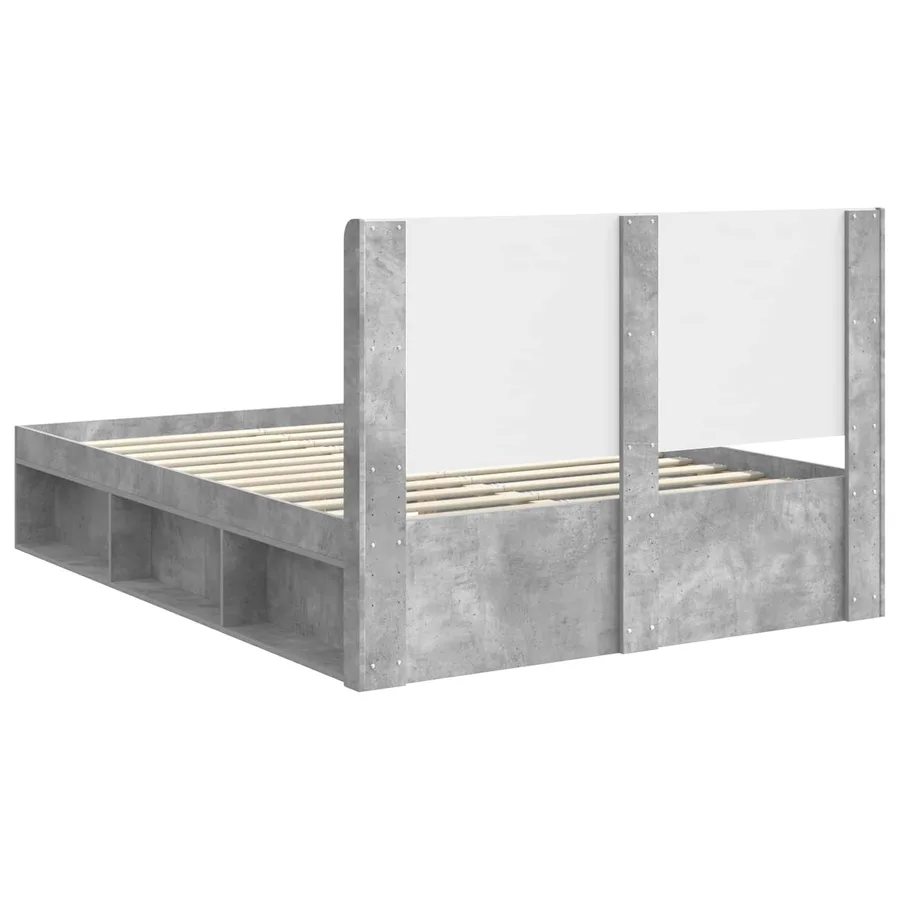 Cadre de lit avec rangement et tête de lit 2 pc - 7