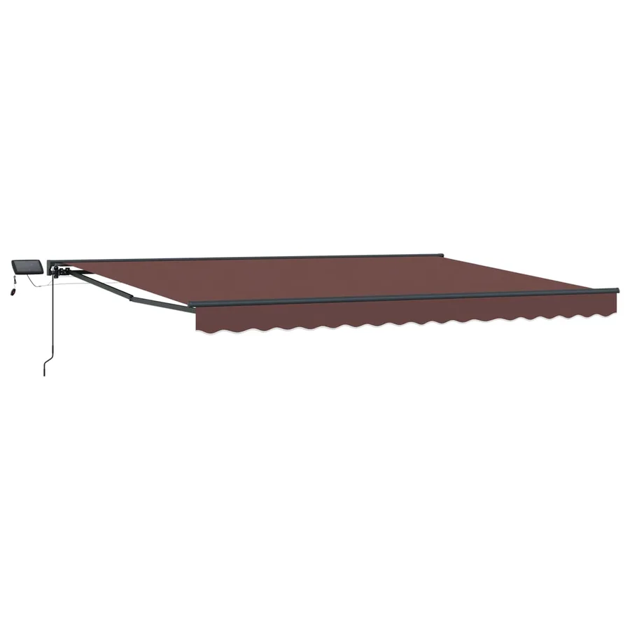 Cadre de store manuel avec LEDs 4,5 × 3,5 m - 2