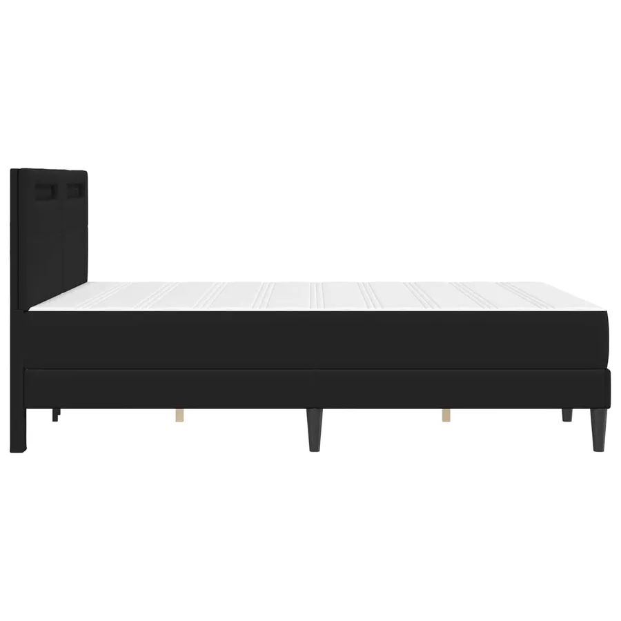 Cadre de lit avec bandes LED avec tête de lit 2 pcs Simili cuir - 9