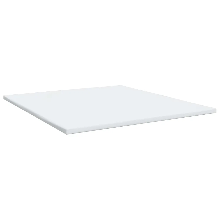 Lit boxspring LED avec matelas Bleu 200 x 200 cm Velours - 6