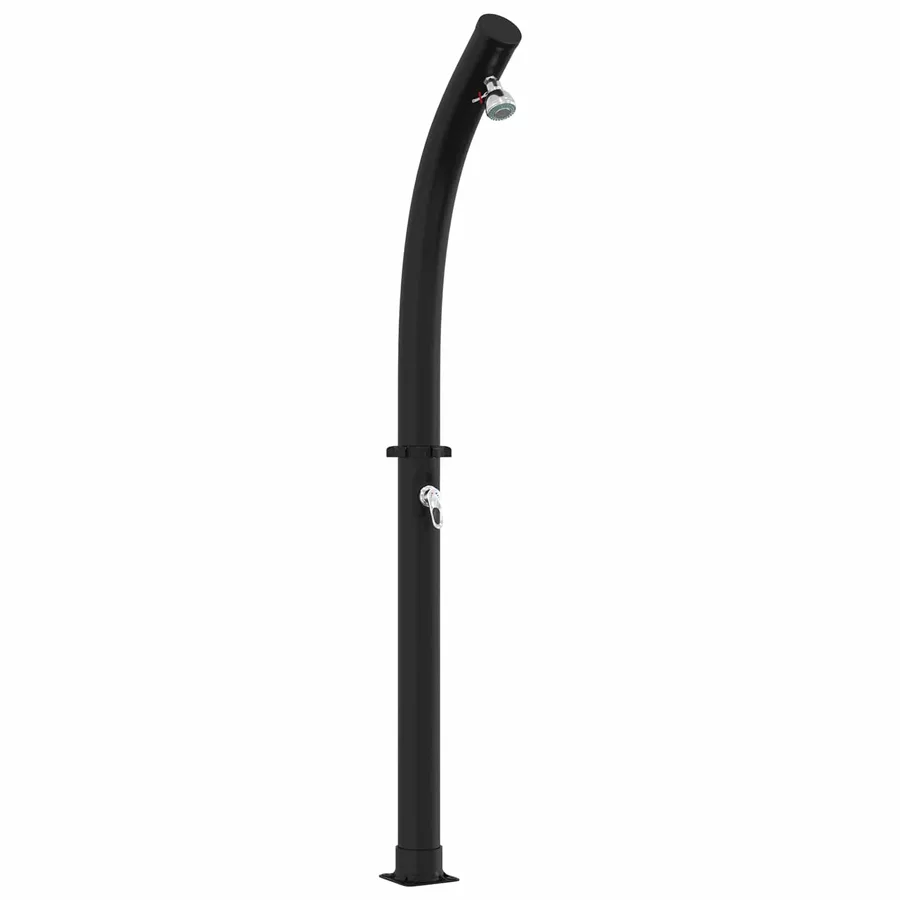 Douche solaire avec tête de douche 20 l Noir - 2
