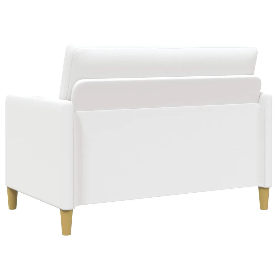 Sofa avec rangement Blanc 122 x 78 x 87 cm Polyester - 4