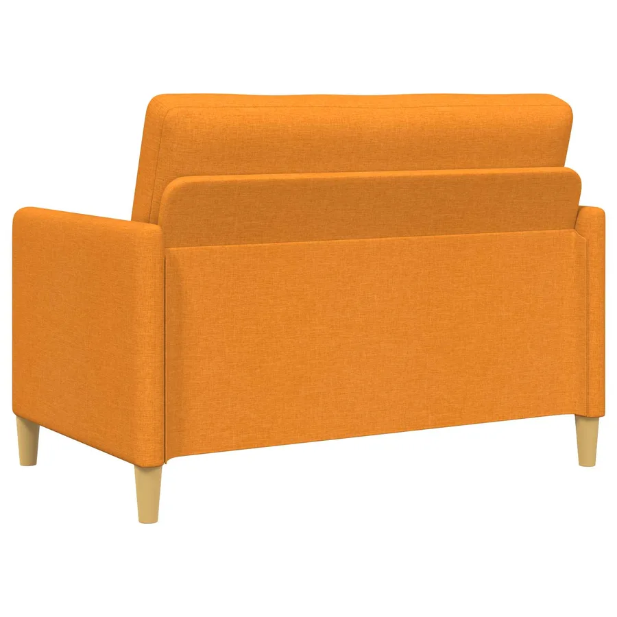 Sofa avec rangement Jaune foncé 122 x 78 x 87 cm Polyester - 4