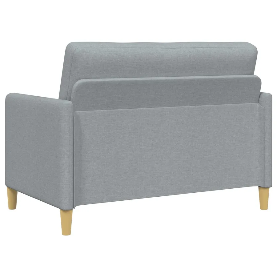 Sofa avec rangement Gris clair 122 x 78 x 87 cm Polyester - 6