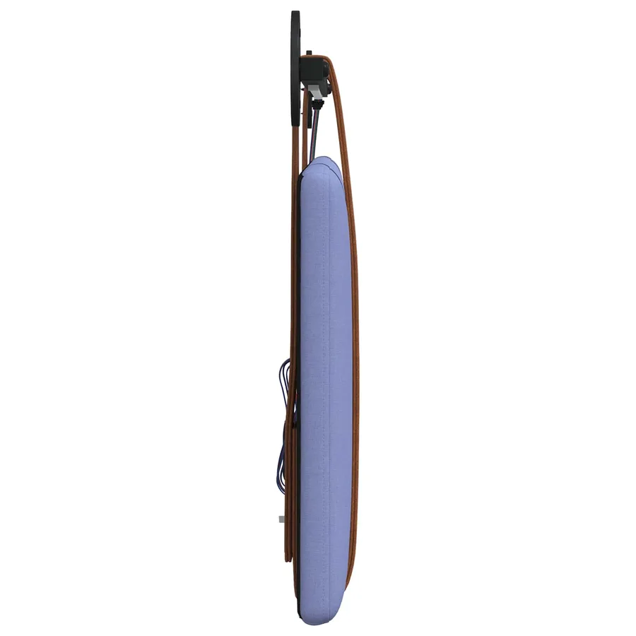 Tête de lit suspendue Avec lumière LED Bleu denim PU antique - 7