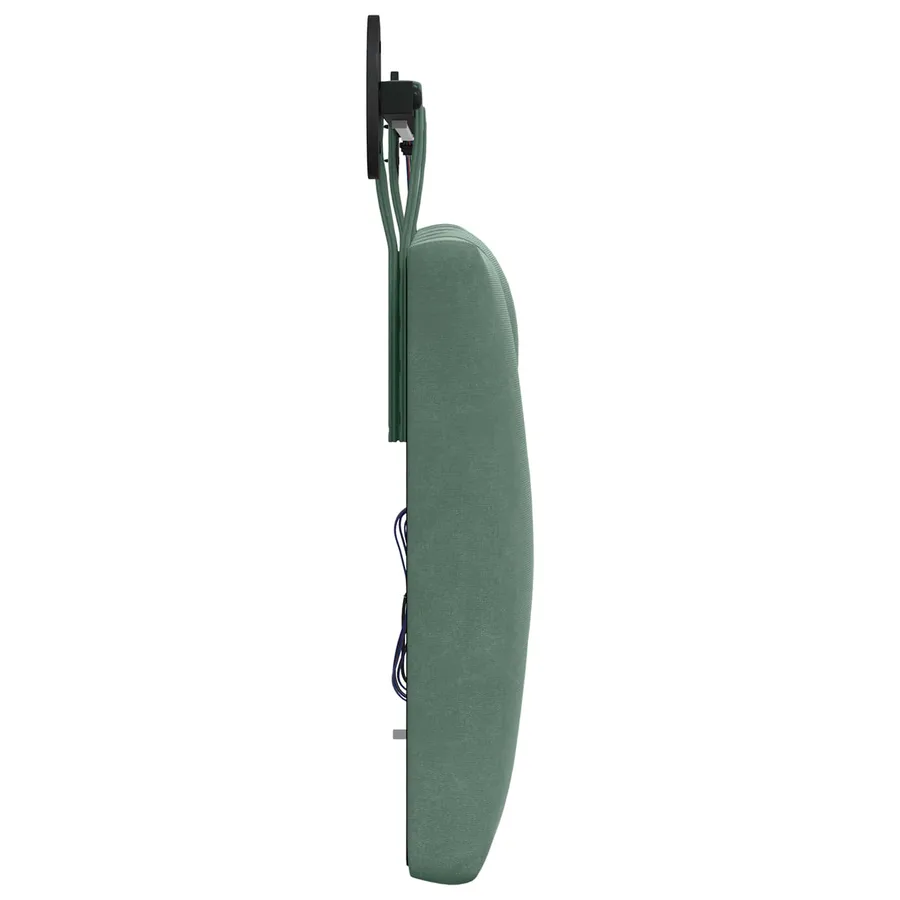 Tête de lit suspendue Avec lumière LED Vert Mer Velours - 7
