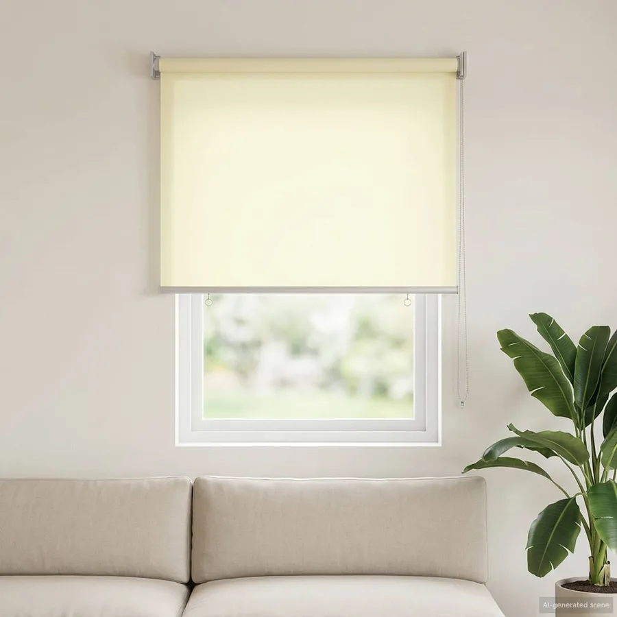Store roulant extérieur protection UV Crème 65 x 140 cm (L x H) - 3