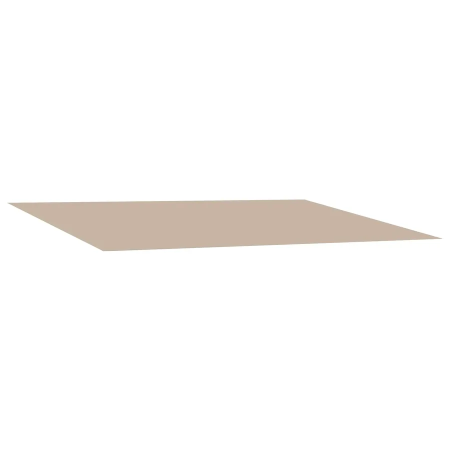 Toile de rechange pour auvent Beige 400 × 350 cm Polyester - 2