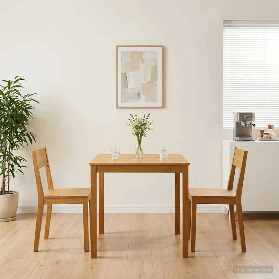 Table de salle à manger / Table de repas 75 x 75 x 75,5 cm