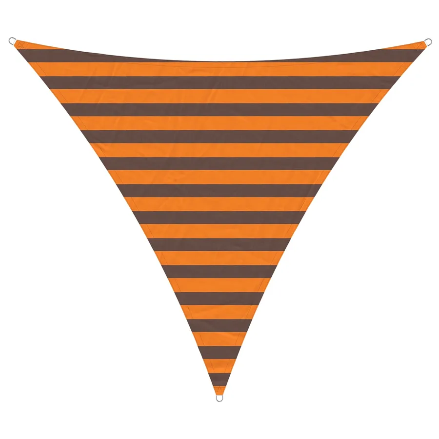 Voile d'ombre Orange et marron 2 x 2 x 2 m - 2