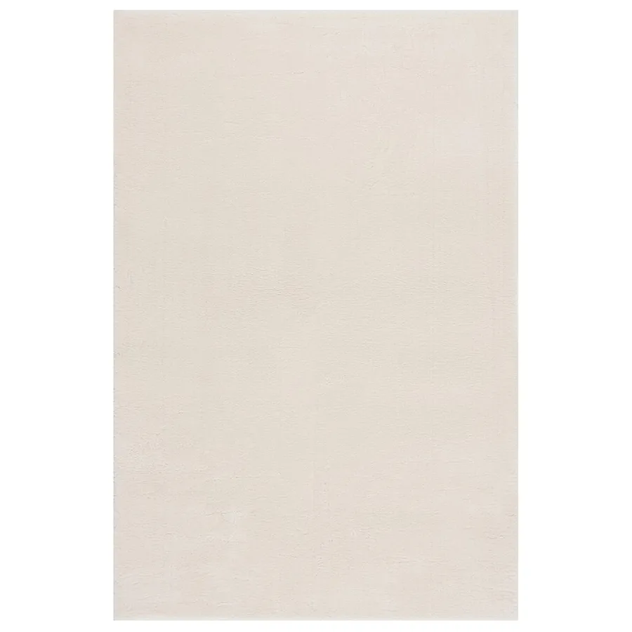 Tapis shaggy blanc crème 240x340 cm polyester - 2