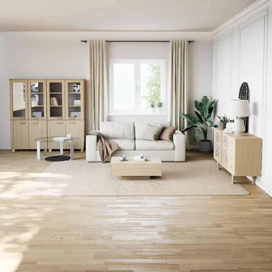 Tapis shaggy blanc crème 240x340 cm polyester - 3