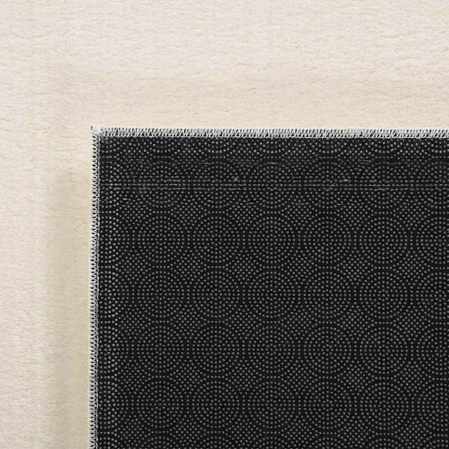 Tapis shaggy blanc crème 240x340 cm polyester - 5