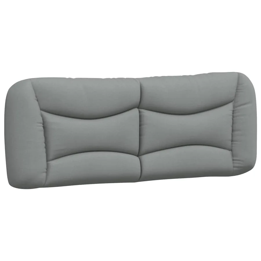 Coussin de tête de lit Hvar gris clair 137 cm tissu - 2
