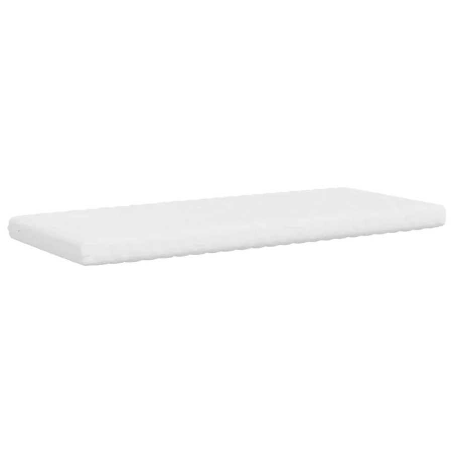 Matelas en mousse 75 x 190 cm Blanc - 2