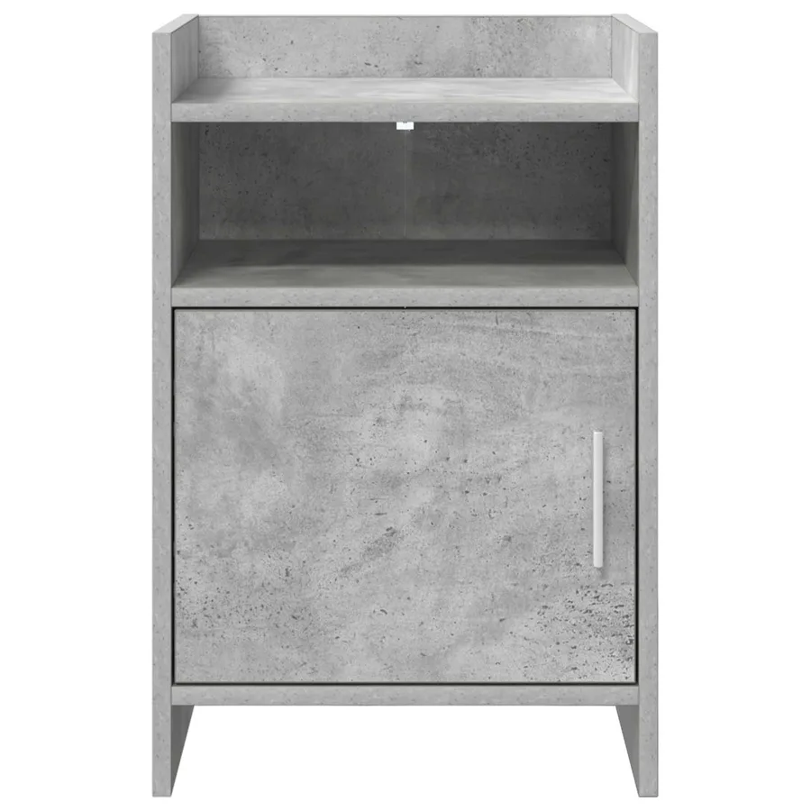 Tables de chevet 2 pcs Gris béton 40 x 36 x 60 cm - 4
