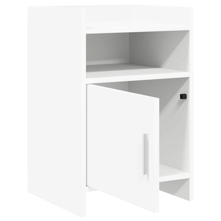 Tables de chevet Blanc 40 x 36 x 60 cm Bois d'ingénierie - 3