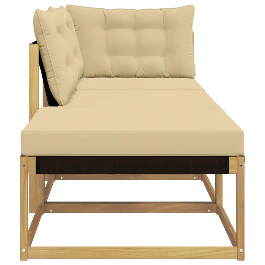 Unité de canapé sectionnel Blanc 241,5 x 83 x 73 cm - 7